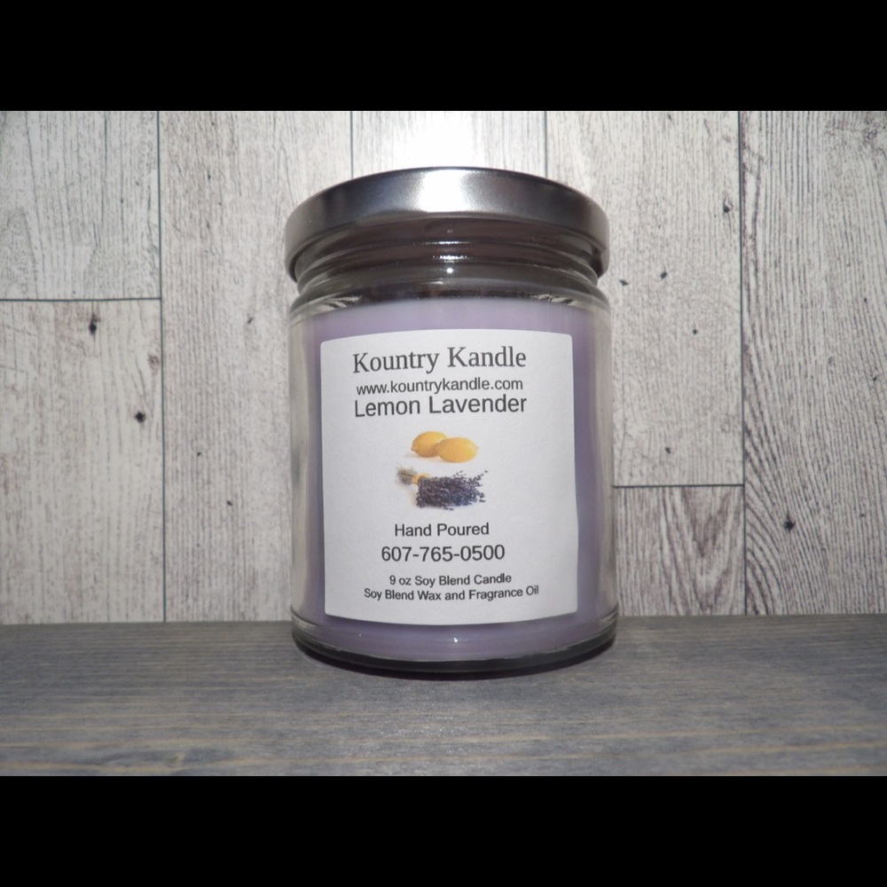 Lemon Lavender Scented Candle